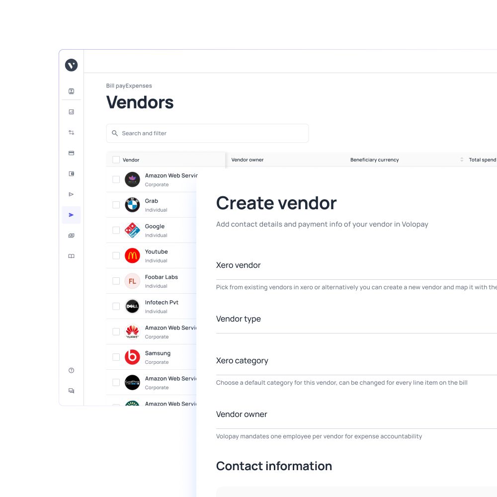 Gunakan database vendor terpusat