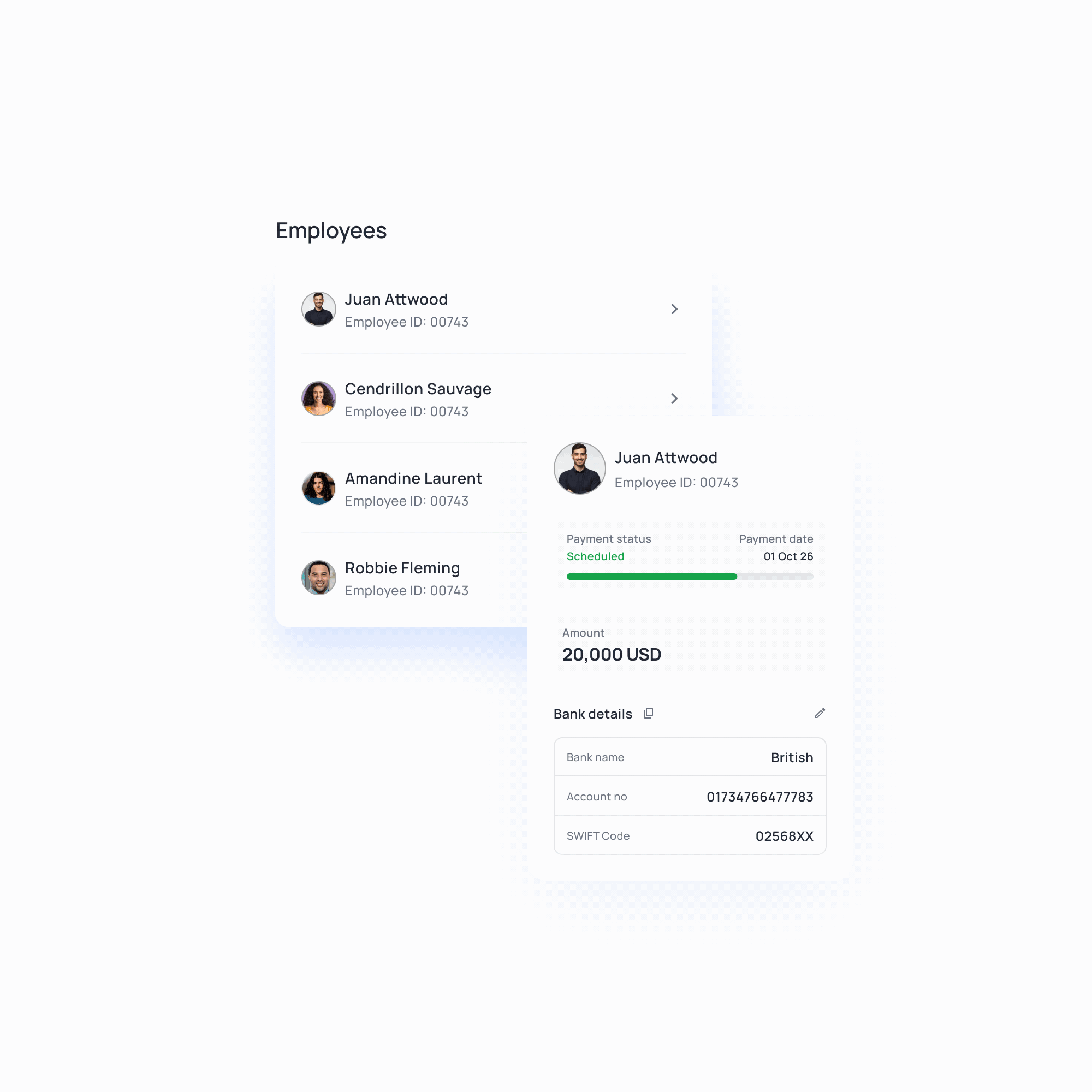 Shared virtual card for spend across your team