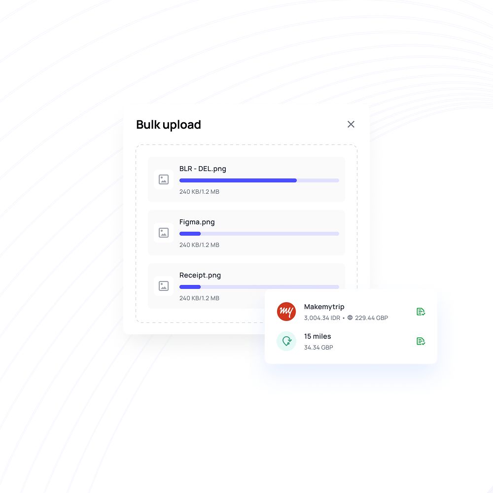 Centralized expense claim system