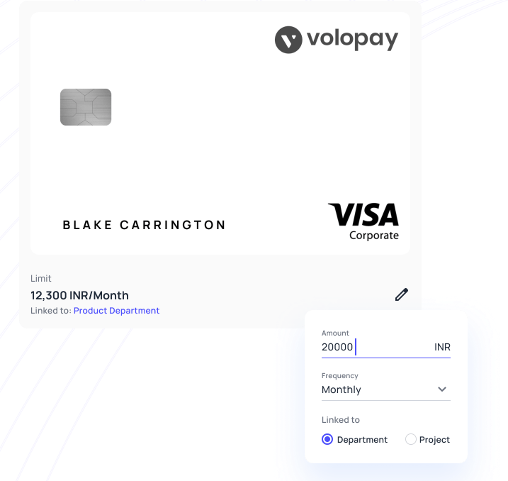 Prepaid corporate card