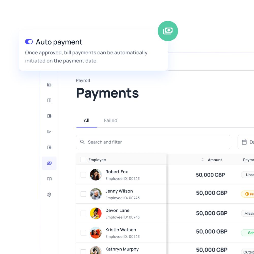 Bulk payment software