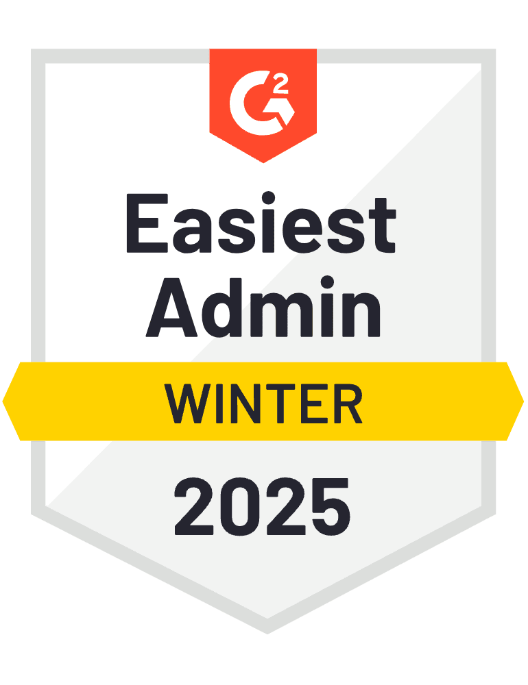 G2 - Easiest admin 2025