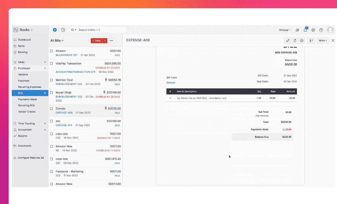 Close books faster with Volopay ZohoBooks integration