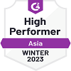 G2 High Performer - Asia, 2023