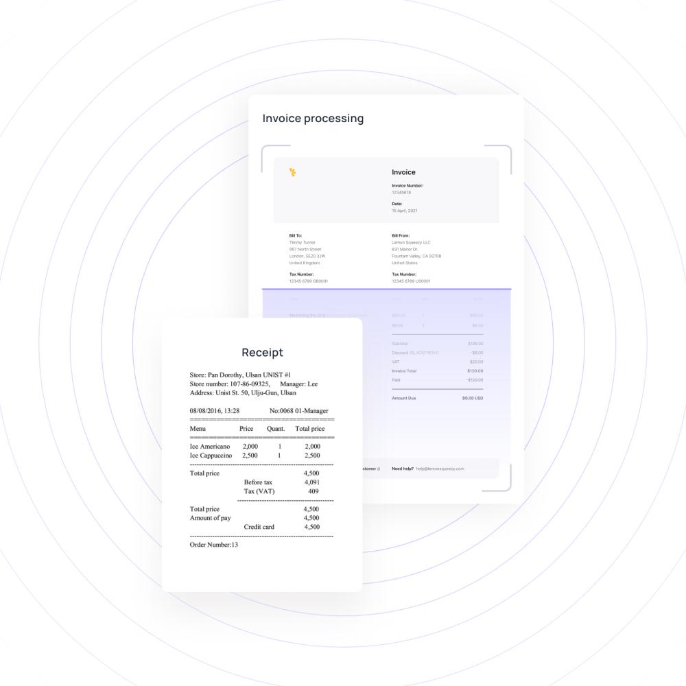 Simple and smooth invoice processing